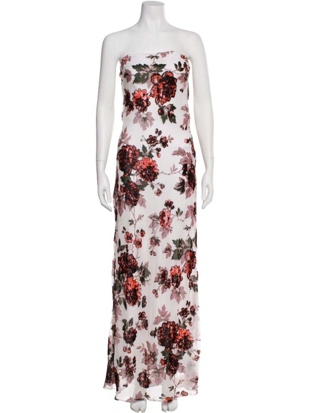 Rodarte Floral Velvet Devoré Gown